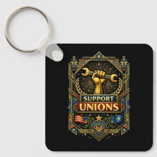 Strength in Solidarity Key Ring