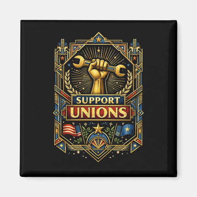 Strength in Solidarity Magnet (Front)