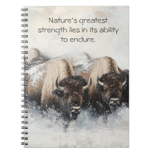 Strength in the Storm: Bison Notebook