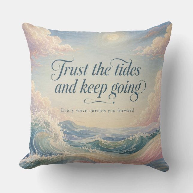 Strength in the Swell Cushion (Front)