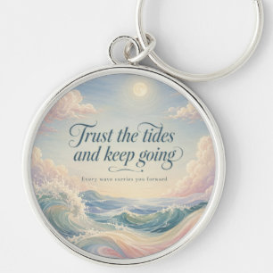 Strength in the Swell Key Ring