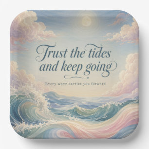 Strength in the Swell Paper Plate