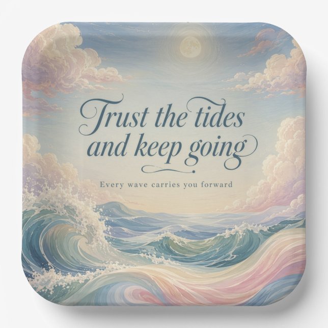 Strength in the Swell Paper Plate (Front)