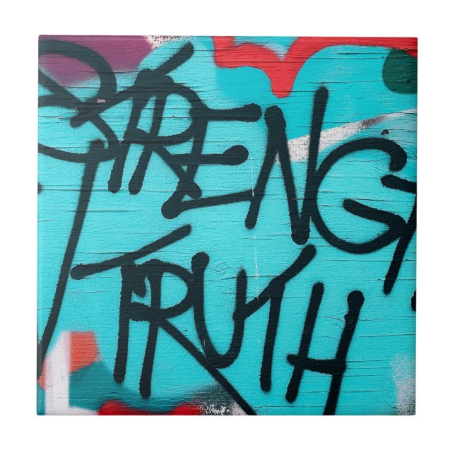 strength in truth ceramic tile (Front)