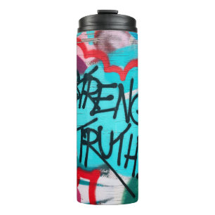 Strength In Truth graffiti Thermal Tumbler