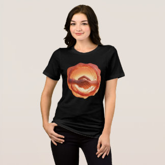 Strength in Unity - Clasped Hands T-Shirt Design" Tri-Blend Shirt