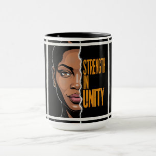 Strength in Unity - Empowering African Art Mug
