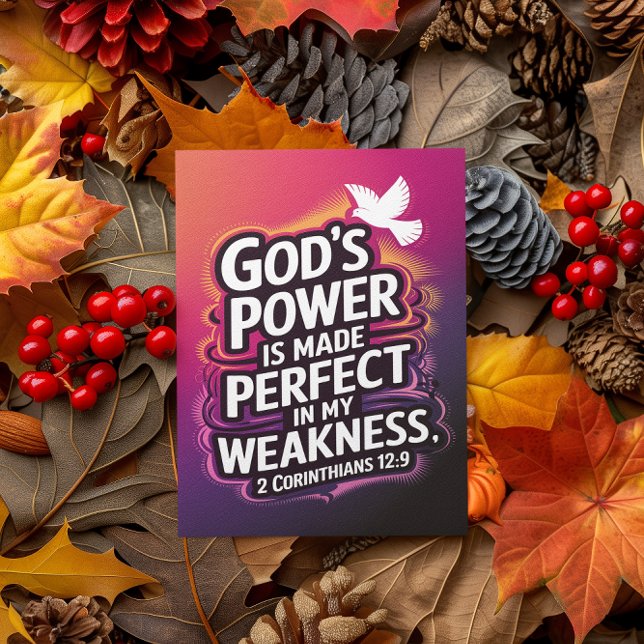 Strength in Weakness affirmation card (Creator Uploaded)