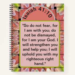 Strength in Weaves: African Woven Art Isaiah 41:10 Notebook