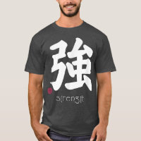 Strength Kanji in Japanese Letter Japan Symbol Aes
