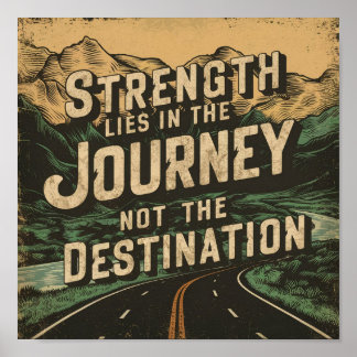 Strength Lies in the Journey  Poster