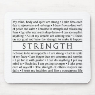 Strength Mouse Pad