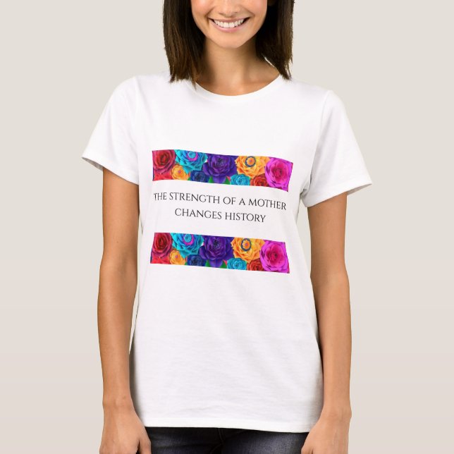 Strength of a Mother Women's Basic T-Shirt (Front)
