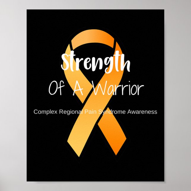 Strength Of A Warrior Crps Awareness  Poster (Front)