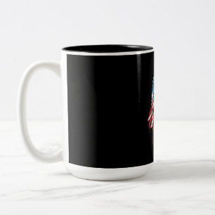 Strength Of America July 4th Two-Tone Coffee Mug
