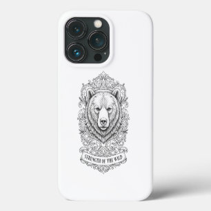 Strength of the Wild Vintage Bear iPhone Case