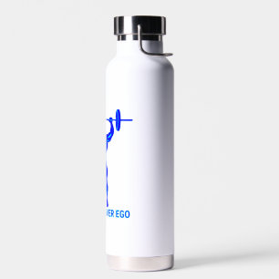 Strength Over Ego - Bodybuilding and Powerlifting Water Bottle