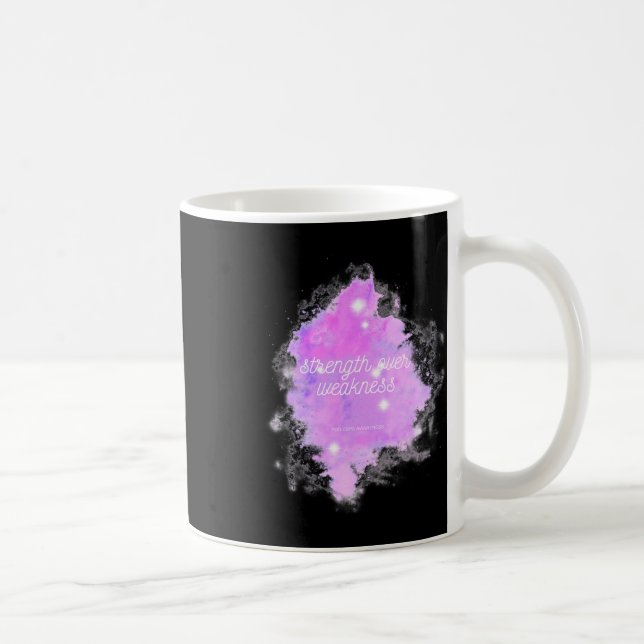 Strength Over Weakness Galaxy - Rsd Crps Awareness Coffee Mug (Right)
