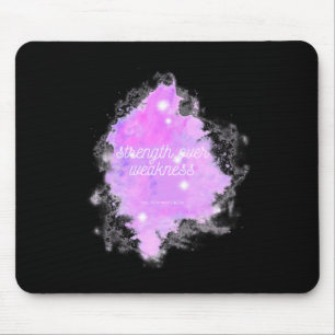 Strength Over Weakness Galaxy - RSD CRPS Awareness Mouse Pad