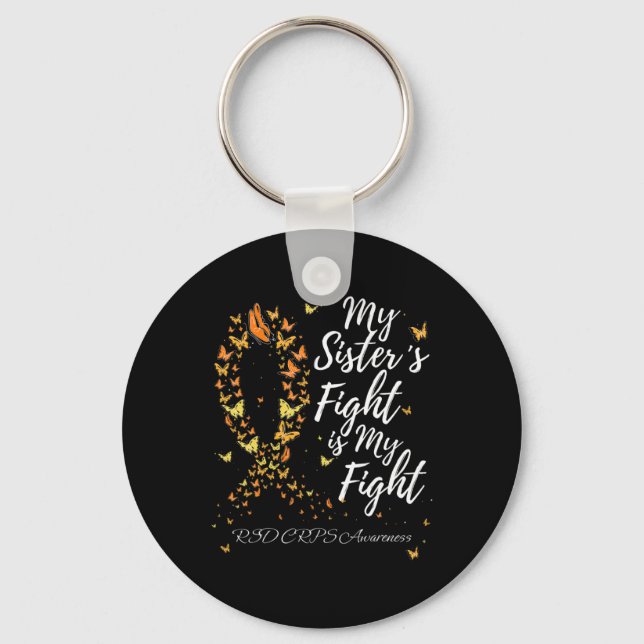 Strength Over Weakness - Myelodysplastic Syndromes Key Ring (Front)