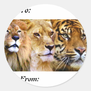 Strength & Power_ Classic Round Sticker