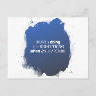 Strength Quote Postcard