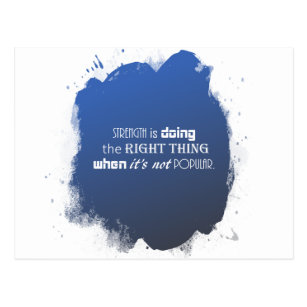 Strength Quote Postcard
