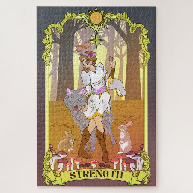 Strength Tarot Puzzle (Vertical)