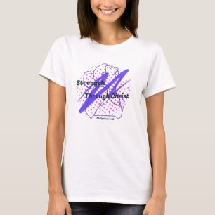 Strength Through Christ   Christian Athletes   Wom T-Shirt