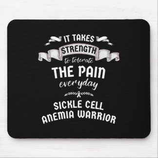 Strength Tolerate Pain Sickle Cell Anaemia Warrior Mouse Pad