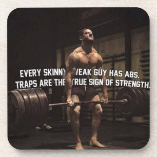 Strength Training Motivation - Traps - Workout Coaster