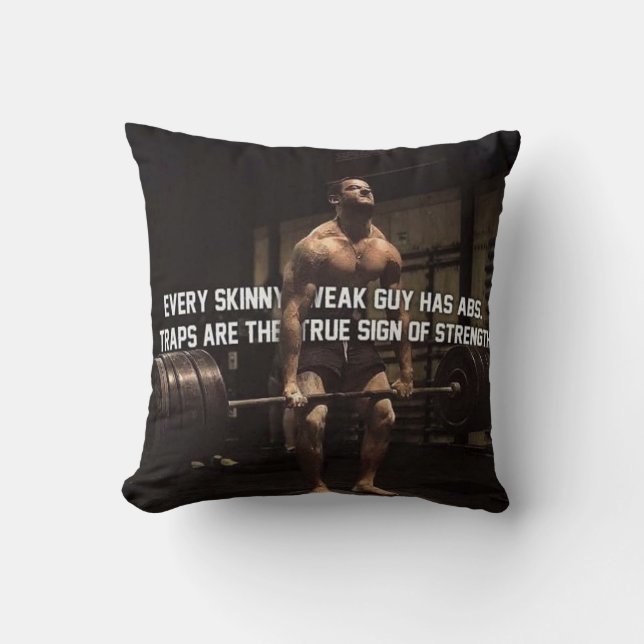 Strength Training Motivation - Traps - Workout Cushion (Front)