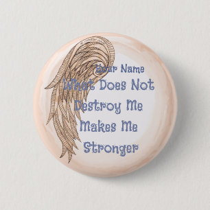 Strength Wing 6 Cm Round Badge