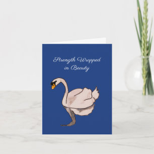 Strength Wrapped in Beauty Card