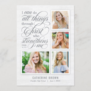 Strengthened Graduation Announcement Invitation