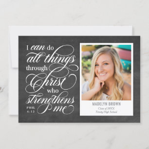 Strengthened Graduation Announcement Invitation