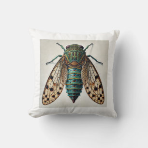 Strepsipteran Insect View from Above 180724AREF104 Cushion