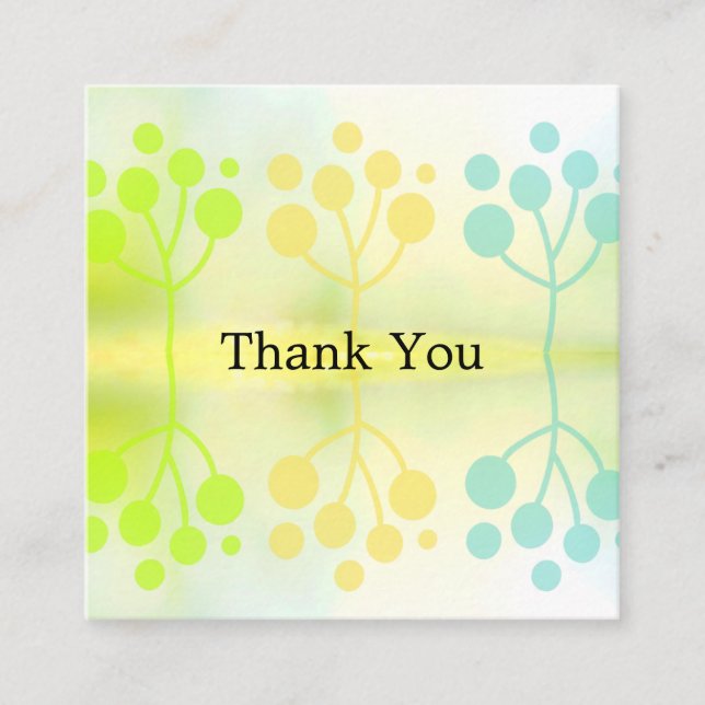 Stress-Free Thank You Cards (Front)