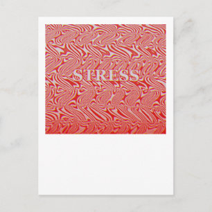 Stress Pattern Postcard