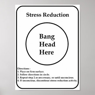 Stress Reduction Poster