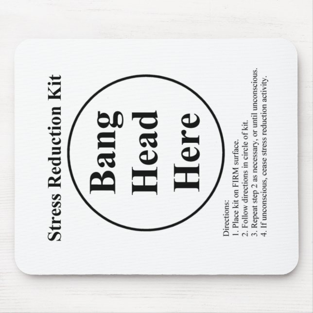 Stress relief mouse pad (Front)