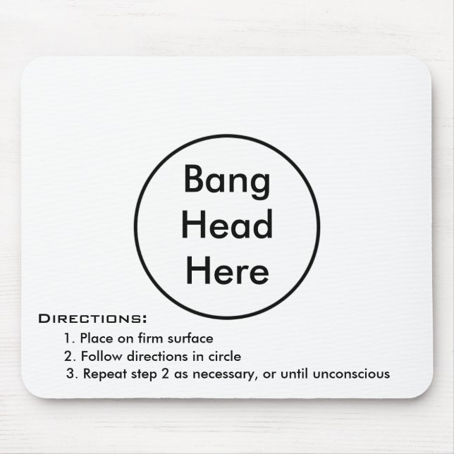 Stress Reliever Mouse Pad (Front)