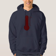 Stress Thermometer Men's Hooded Sweatshirt