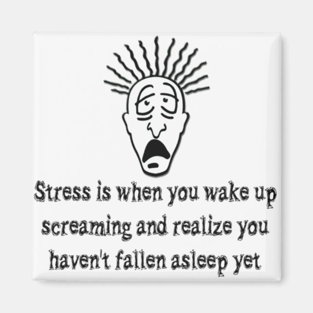 Stress - Wake up screaming Magnet (Front)