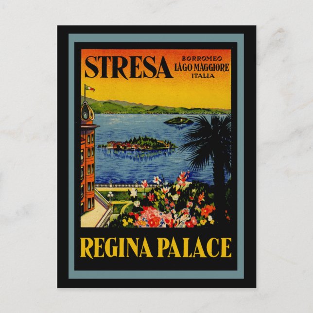 Stressa Italy Postcard (Front)