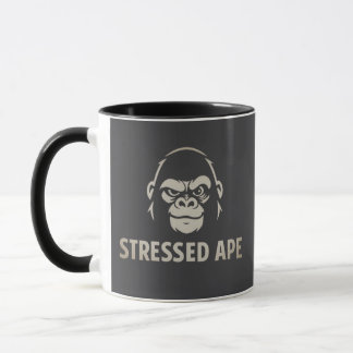 Stressed Ape Studios B&W Logo Mug
