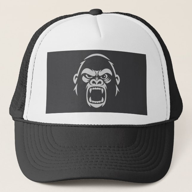 Stressed Ape Studios - Roar! Trucker Hat (Front)