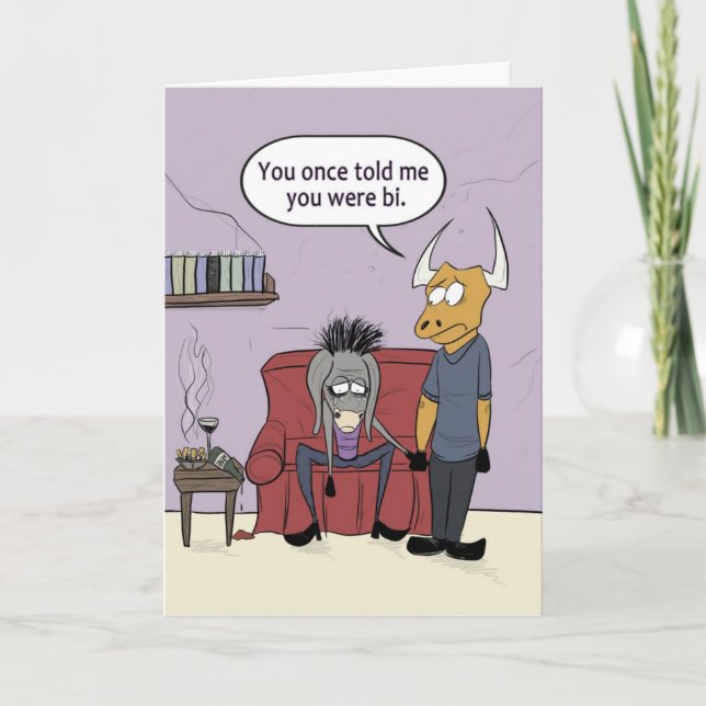 Stressed & Depressed Card (Front)