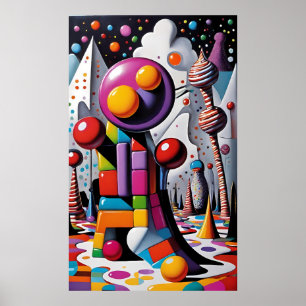 Stressed Desserts - Ken Gauge Fantasy Art Poster