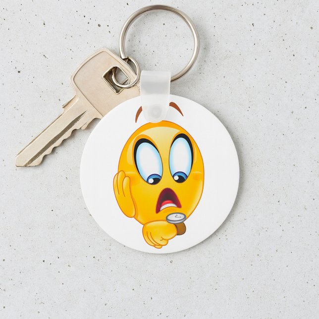 Stressed Emoji Keychain (Creator Uploaded)